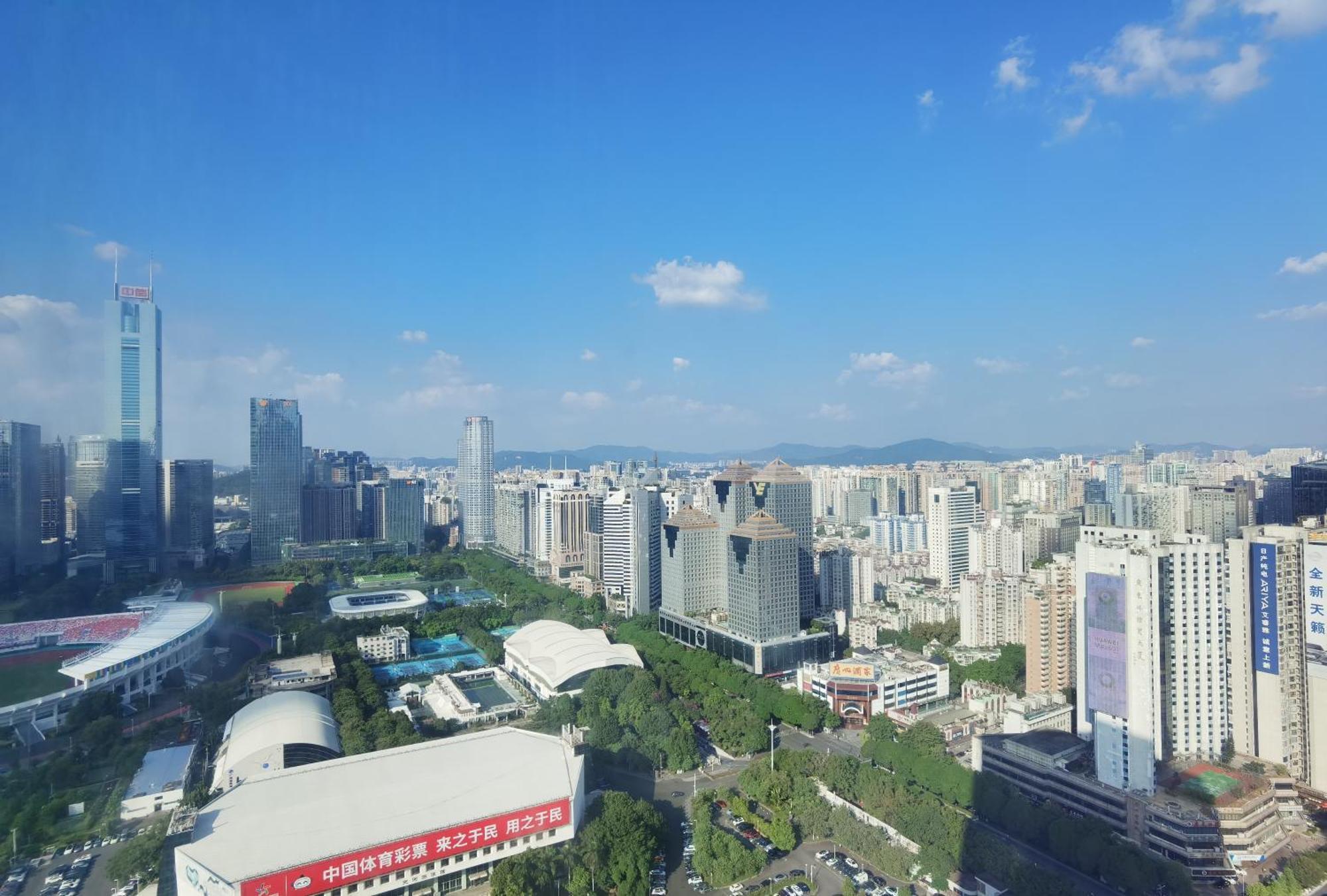 광저우 그랜드 뷰 골든 팰리스 아파트먼트 외부 사진
